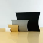 Black Pillow Boxes Bulk