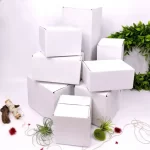 Personalized White Cardboard Boxes