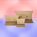 Custom kraft Pillow Boxes